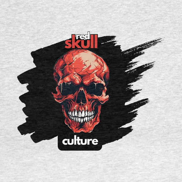 Red Skull Culture, Festival t-shirts, Unisex t-shirt, tees, men's t-shirt, women's t-shirt, summer t-shirts, trendy t-shirt, cool tees, gift by Clinsh Online 